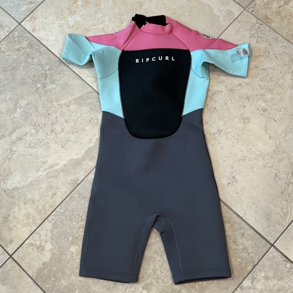 Rip Curl Other - Rip Curl Omega BZ Westsuit Spring Youth 14 Pink Juniors Back Zip Springsuit